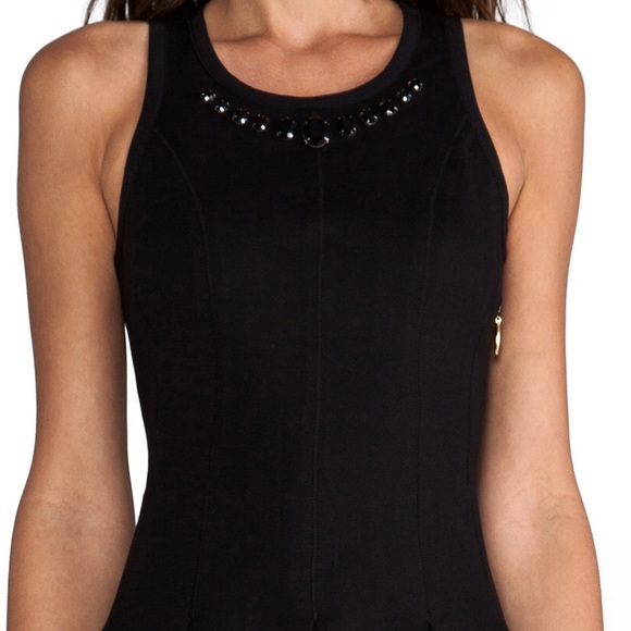 Juicy Couture Black Charlotte Fit Flare Dress - Picture 3 of 4