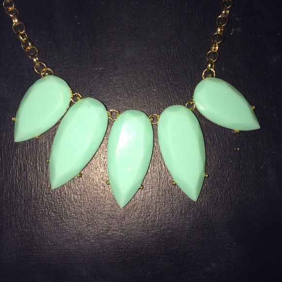 Blue stoned necklace
