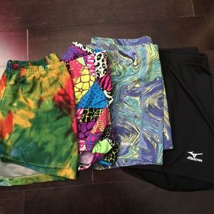 4 Pairs of Spandex Shorts