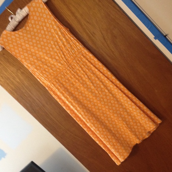 Orange Knit Dress - Picture 2 of 4