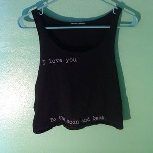 BM I love you to the moon & back Tank