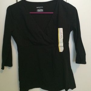 Merona 3/4 sleeved black shirt