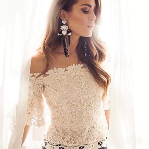 Conscious Collection H&M Crochet Top sz 2