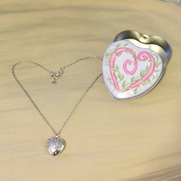 Genuine Brighton Heart Locket Necklace
