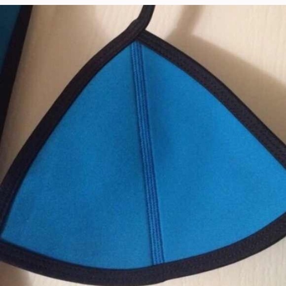 ❌❌SOLD❌❌New neoprene bikini in blue Medium - Picture 3 of 4
