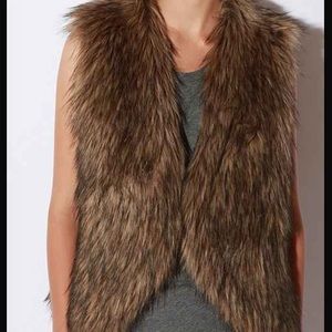 Faux Fur Vest. Feels Very Real! Tags on!
