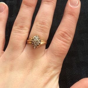 10k Gold Diamond Ring