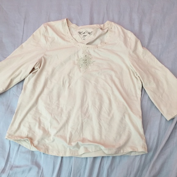 Pretty 3/4 sleeve top