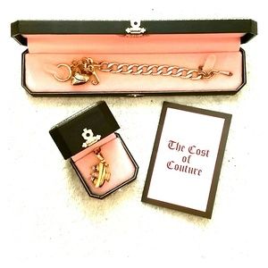 Juicy Couture bracelet and ice cream charm