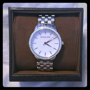 Michael Kors NWOT silver women's watch