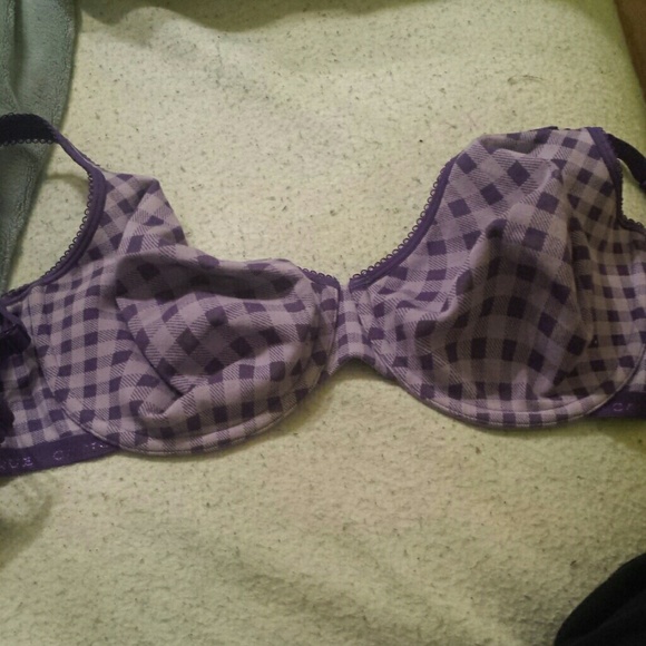 Purple bra