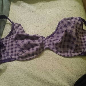 Purple bra