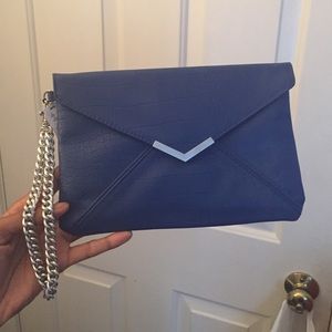 Express Blue Clutch