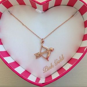 Juicy Couture bow and arrow necklace