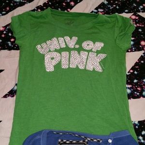 Victoria secret green shirt