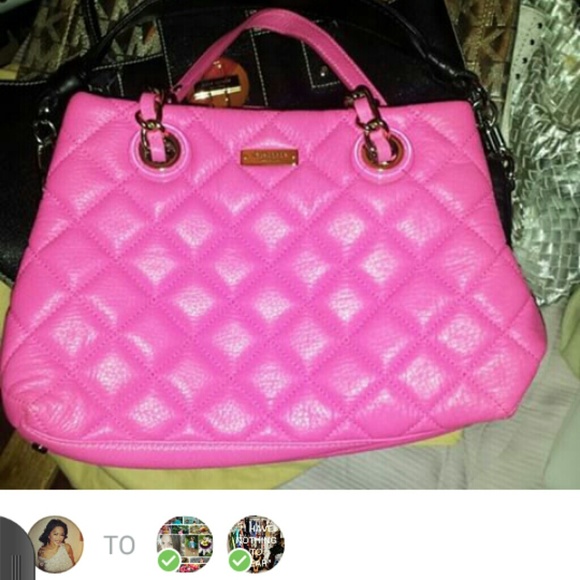 Pink Kate spade quilted with chain trade only - Picture 1 of 1