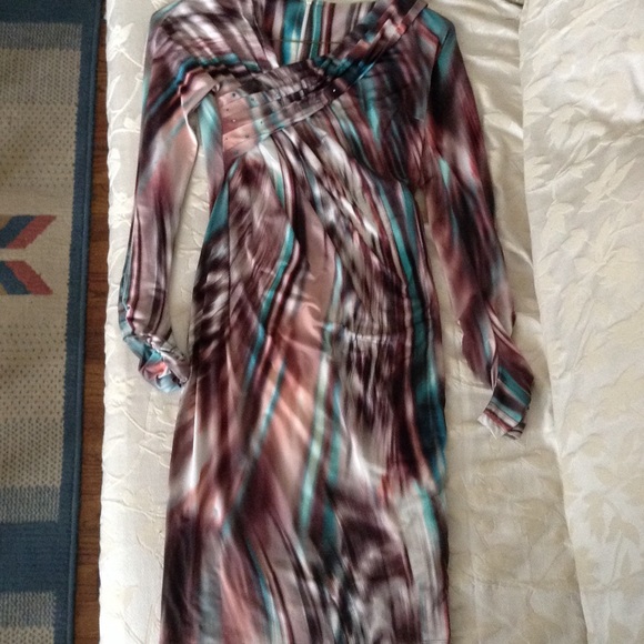 Multi- color body con dress