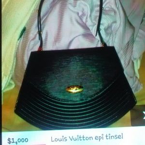 Auth louis vuitton epi tinsel TRADES ONLY