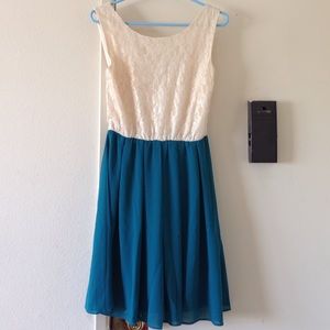 Dressy two toned dress