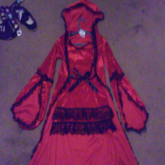 Gothic Little Red Riding Hood Dress