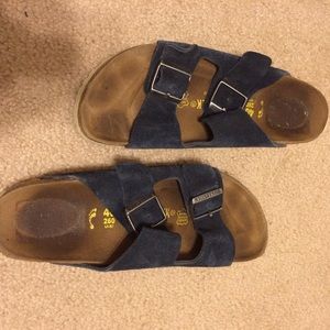 navy blue Birkenstocks