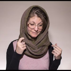 Striped 2in1 cowl