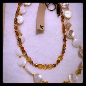 Double strand necklace