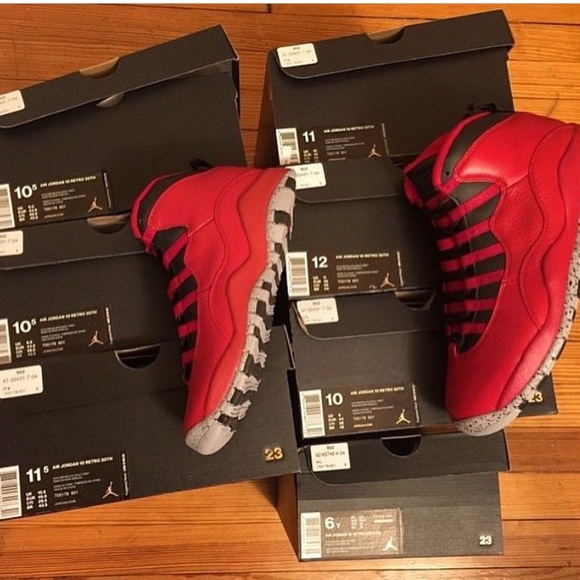 Red and black J's🔥 - Picture 2 of 3