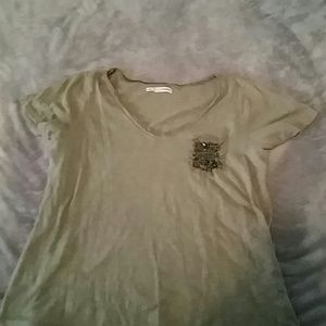 Army green tee