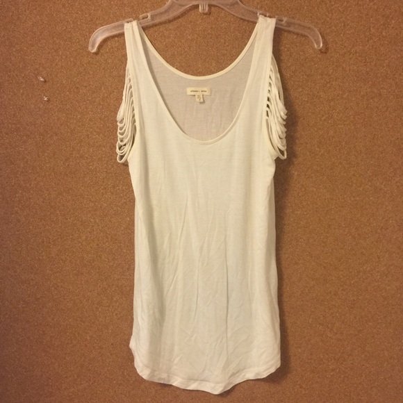 Urban Outfitters fringe shoulder tank
