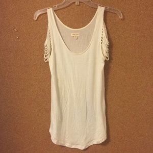Urban Outfitters fringe shoulder tank