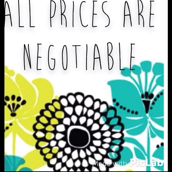 All prices negotiable