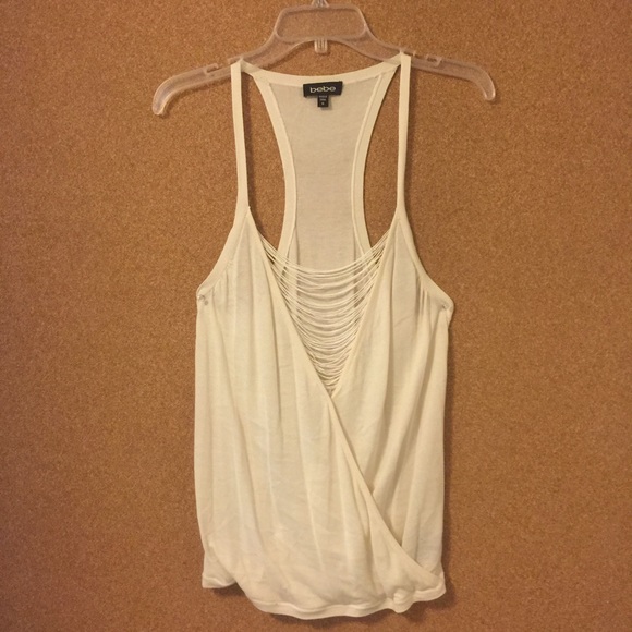 Drapey knit wrap tank
