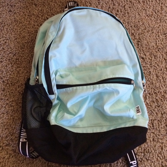 Victorias Secret Pink blue backpack