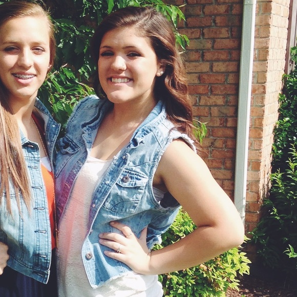 denim vest