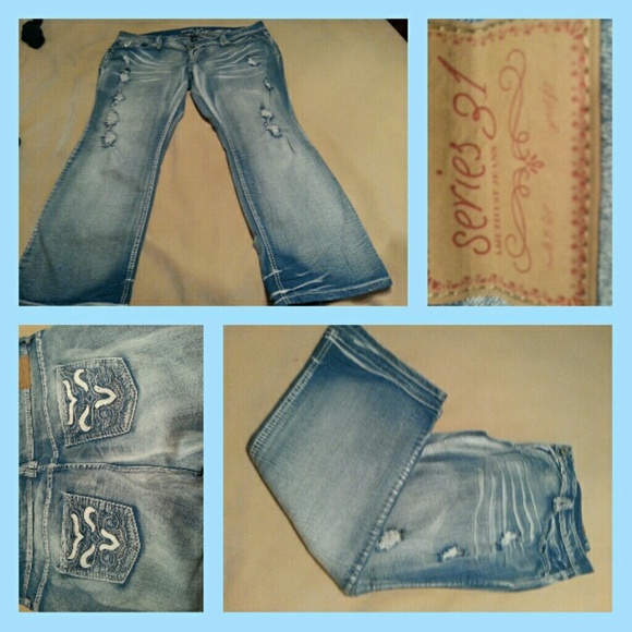 Reposh Series 31 Amethyst Distressed Jeans