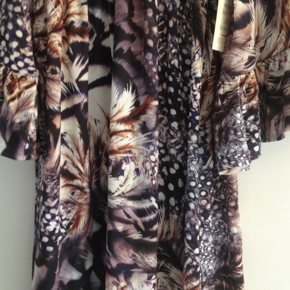 Sale💜Boston Proper 💙Spotted Feather Boho Dress💙 - Picture 4 of 4