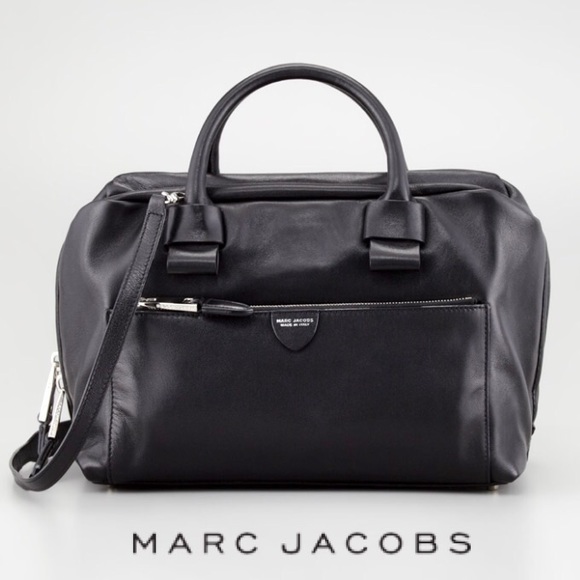 Marc Jacobs Handbags - Sold🚫Marc Jacobs  Antonia' black Leather Satchel