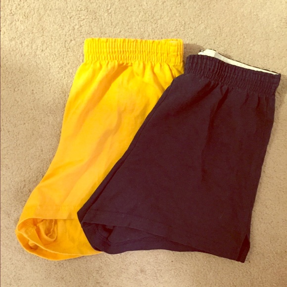 🚫SOLD🚫Soffee short bundle navy and gold!