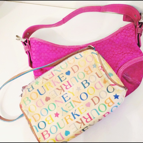 Very worn coach and dooney & bourke small purses