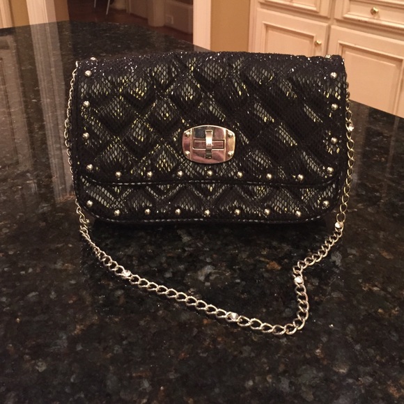 Black sparkly small purse!