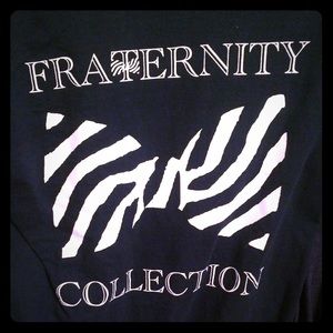 Fraternity Collection navy long sleeved tshirt
