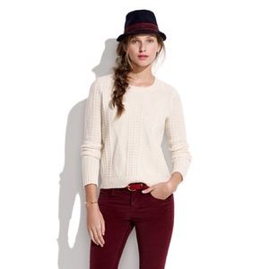 Madewell Cableknit Sweater