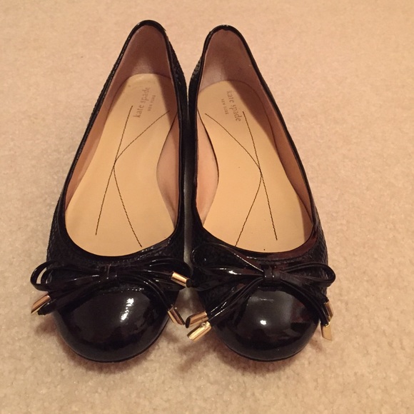 Kate Spade Black Flats 7.5