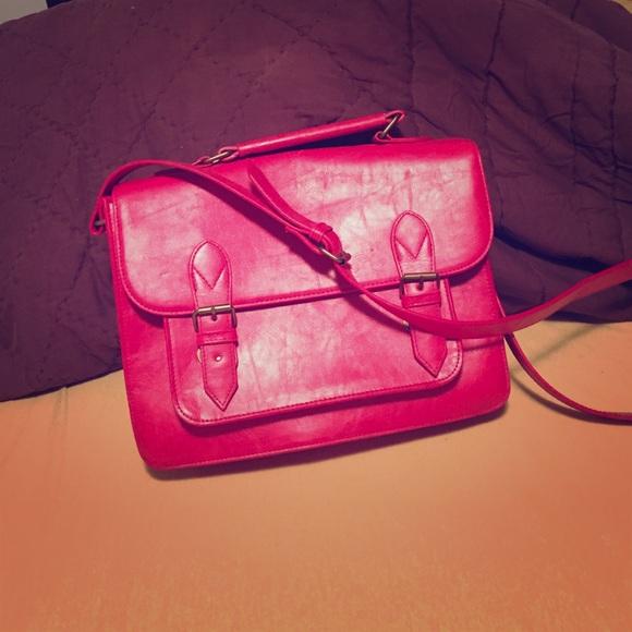 Red BDG Messenger Bag