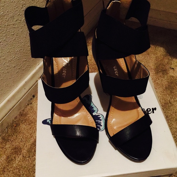 black heels