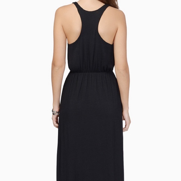 Tobi Racerback Black Maxi Dress