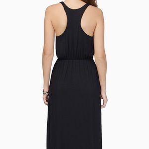 Tobi Racerback Black Maxi Dress