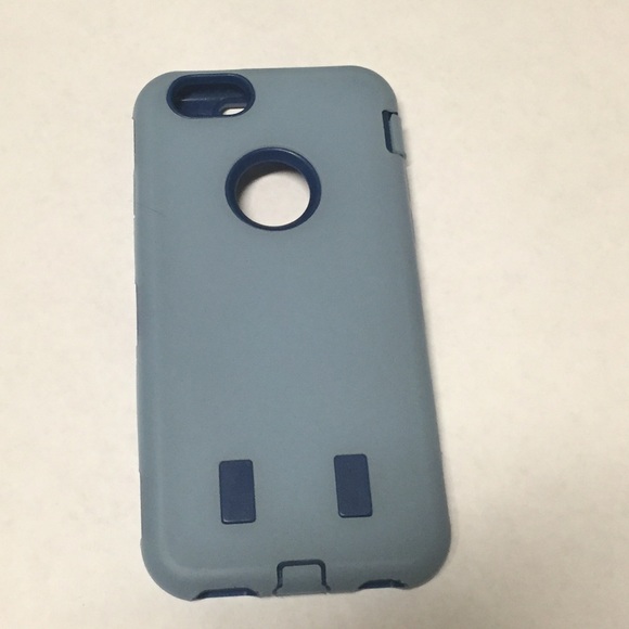 Blue glow in the dark 3 piece iPhone 6 case