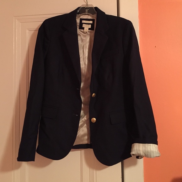 NWOT J. Crew Schoolboy Blazer Navy 6